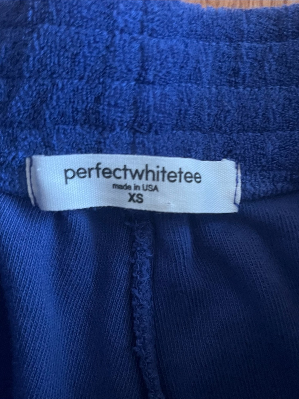 REVOLVE perfectwhitetee Blue Terry Shorts - Size XS - Picture 8 of 10